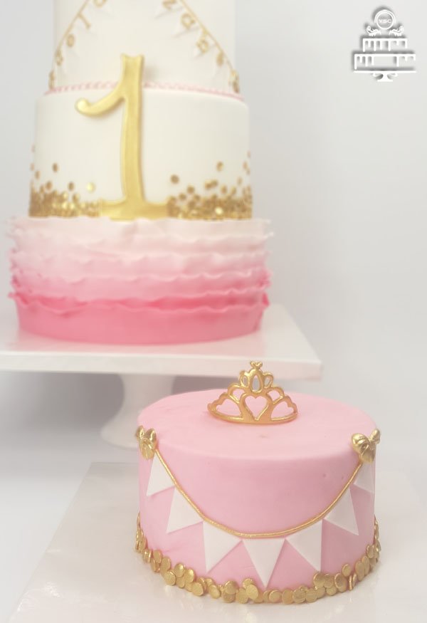 Extra roze prinsessen taartje