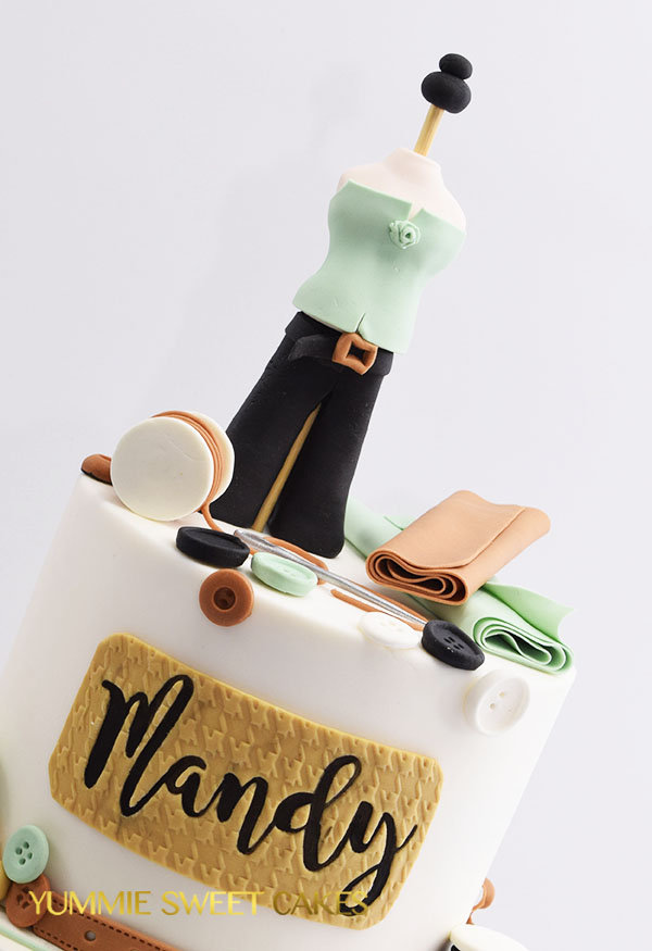 Een fashion cake voor Mandy