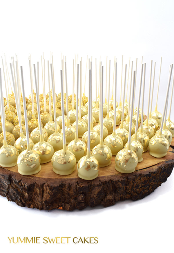 Honderd gouden cakepops